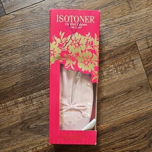 Isotoner Soft Pink Floral Slippers